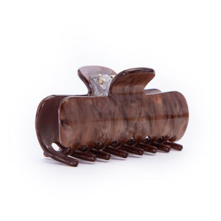 Eco-Friendly Marble Claw Clip - Brunette