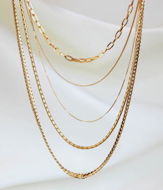 Pressed Chain Necklace