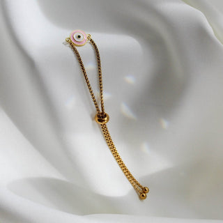 Evil Eye Bracelet - Pink
